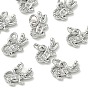 Подвески Shegrace из латуни с микропаве и прозрачными кубическими циркониями, без кадмия, без никеля и без свинца, крокодиловые прелести