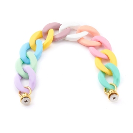 Акриловая цепочка для телефона с радужной краской, противоскользящий ремешок для телефона, Держатель ручки для телефона для украшения чехла для телефона своими руками