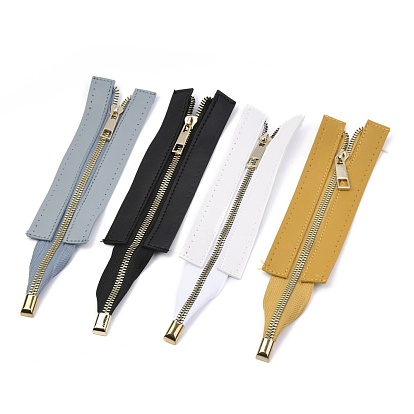 PU Leather Zipper Sewing Accessories, for DIY Woven Bag Hardware Accessories