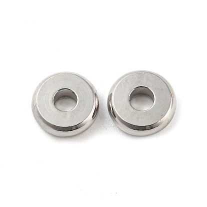 Crémaillère perles en alliage placage, sans plomb et sans cadmium et sans nickel, plat rond