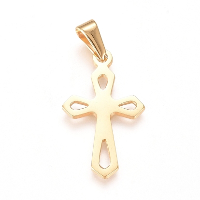 304 Stainless Steel Pendants, Cross