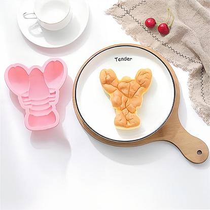 Lobster Shape Food Grade Silicone Molds, Cake Pan Molds, For DIY Chiffon Cake Bakeware