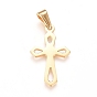 304 Stainless Steel Pendants, Cross