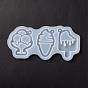DIY Ice Cream Pendant Silicone Molds, Quicksand Molds, Resin Casting Molds, for UV Resin & Epoxy Resin Craft Making