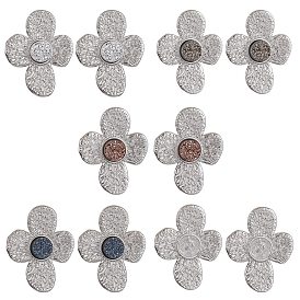 Серьги-гвоздики с имитацией драгоценных камней и драгоценных камней из смолы, ионное покрытие (ip) серебро 304 серьги из нержавеющей стали женские
