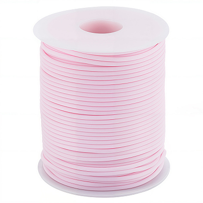 1 рулон полой трубы ПВХ трубчатый синтетический резиновый шнур, обернутый вокруг белой пластиковой катушке