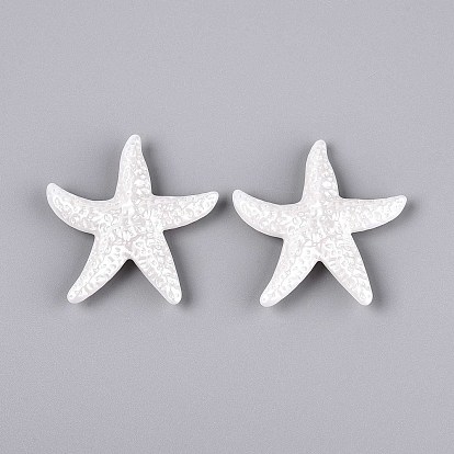 Абс пластмассовые жемчужные подвески, морская звезда