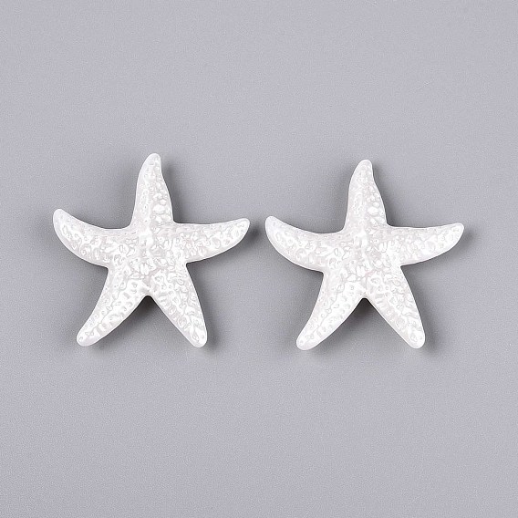 Абс пластмассовые жемчужные подвески, морская звезда