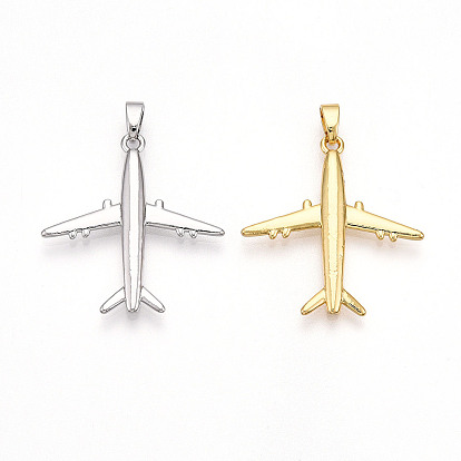 Латунные подвески, без кадмия и без свинца, прелести самолета