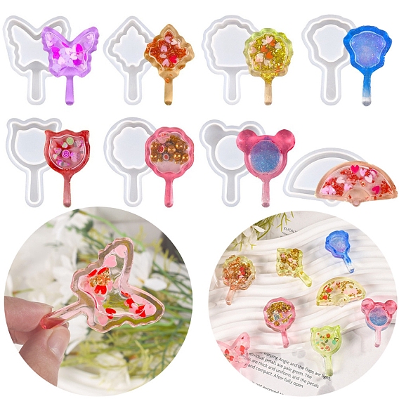 DIY силиконовые формы кулон, формы для литья смолы, белые