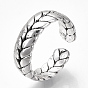 Adjustable Tibetan Style Alloy Cuff Rings, Open Rings