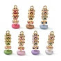 Pendentifs en émail , breloques pour feux de signalisation, or