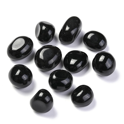 Natural Obsidian Beads, Healing Stones, for Energy Balancing Meditation Therapy, No Hole, Nuggets, Tumbled Stone, Healing Stones for 7 Chakras Balancing, Crystal Therapy, Meditation, Reiki, Vase Filler Gems