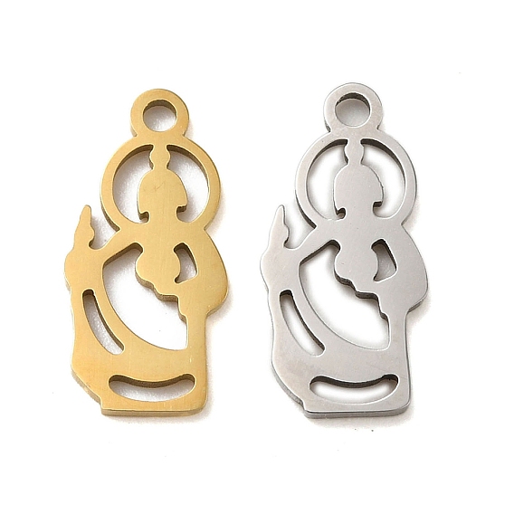 304 Stainless Steel Pendants, Laser Cut, Jude the Apostle Charm, Religion