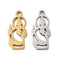 304 Stainless Steel Pendants, Laser Cut, Jude the Apostle Charm, Religion