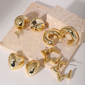 Модные милые серьги геометрической формы для индивидуального подбора