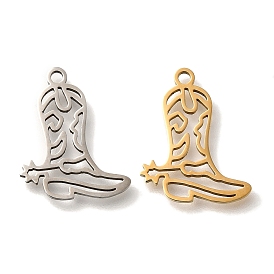 201 подвески из нержавеющей стали, брелоки для ботинок