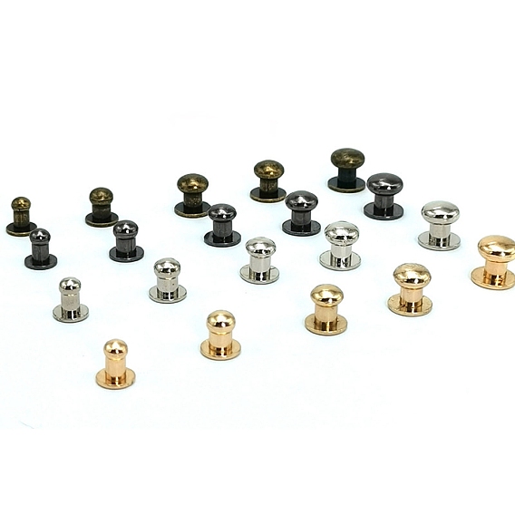 Набор заклепок из цинкового сплава, с винтом, для кошелька сумка обувь панк-рок кожаный ремесленный ремень для одежды