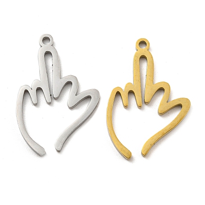 Ионное покрытие (ip) 304 подвески из нержавеющей стали, лазерная резка, пальмовое очарование