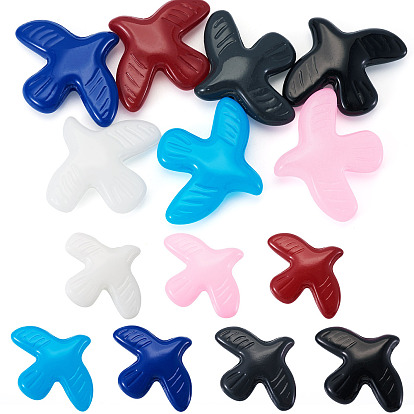 7 шт 7 цвета бусины лэмпворк ручной работы, голубь мира