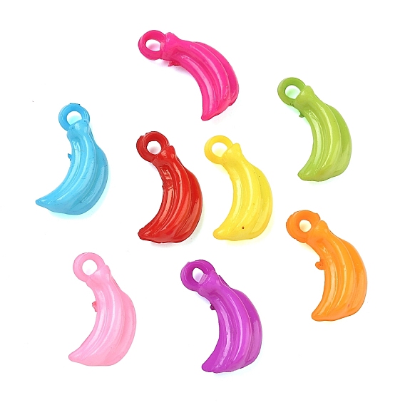 Непрозрачные акриловые подвески, банановые прелести