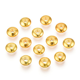 Brass Spacer Beads, Cadmium Free & Lead Free, Rondelle