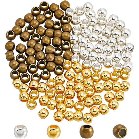 150 шт. 3 цветные бусины-распорки в тибетском стиле, без свинца и без кадмия, рондель