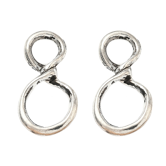 Сплавочные подвески тибетского стиля, прелести бесконечности, без кадмия и без свинца