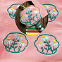 Embroidered daisy sachet fabric diy embroidered small daisy sachet embroidery pieces