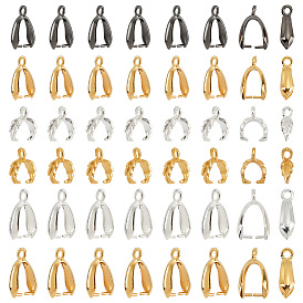 120шт. 6 стиль сплава и латуни ледорубы зажимные скобы для изготовления подвески, разнообразные