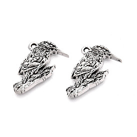 Сплавочные подвески тибетского стиля, амулеты птиц, без кадмия и без свинца