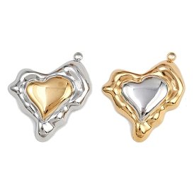 304 подвески из нержавеющей стали, ионное покрытие (ip), шарма сердца