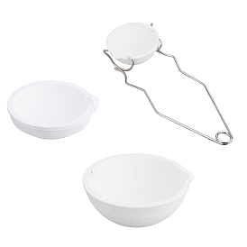 Наборы инструментов для плавки золота и серебра, включая 304 щипцы для тиглей из нержавеющей стали, мини кварцевый тигель своими руками