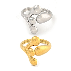 Ионное покрытие (ip) 304 открытая манжета из нержавеющей стали для женщин