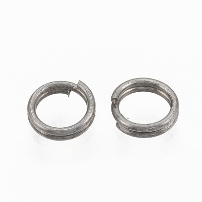 Iron Split Rings, Double Loops Jump Rings, Cadmium Free & Lead Free