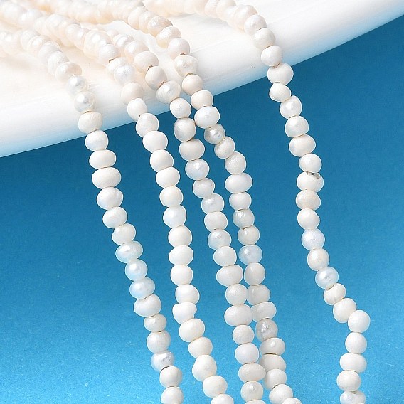 Нити из натурального культивированного пресноводного жемчуга, картофель, класс А