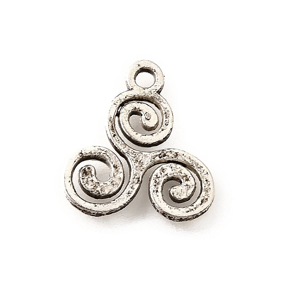 Сплавочные подвески тибетского стиля, амулеты трискеле/трискелион, без кадмия и без свинца