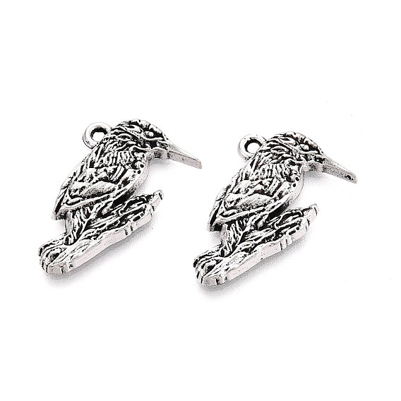 Сплавочные подвески тибетского стиля, амулеты птиц, без кадмия и без свинца