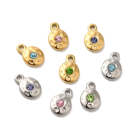 304 из нержавеющей стали стеклянные подвески, плоско-круглые