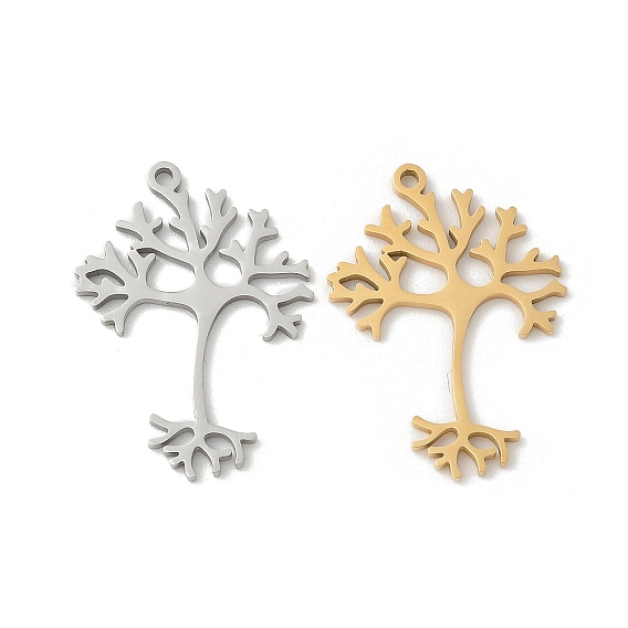 304 подвески из нержавеющей стали, лазерная резка, очарование дерева