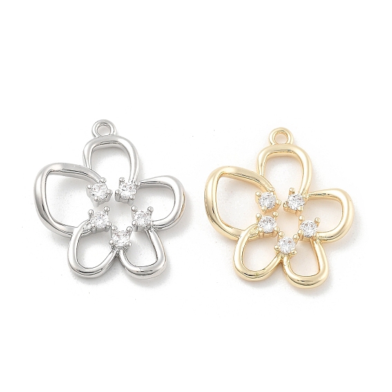 Латунные микро проложить кубического циркония подвески, без кадмия, без никеля и без свинца, 