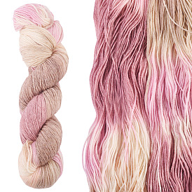1 моток 80% шерсть 20% акриловое волокно разноцветная разноцветная пряжа, нитки для ручного вязания, для детского свитера, шарфа, ткани, рукоделия, ремесла