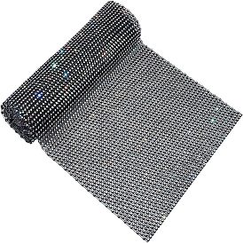 Обрезка хрусталя из пластиковой сетки, горный хрусталь чашка цепи, чёрные