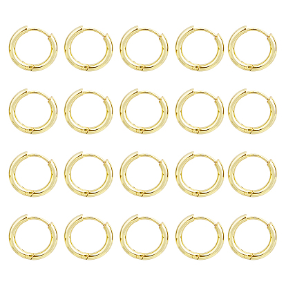 20шт. серьги-кольца Huggie Hoop из нержавеющей стали