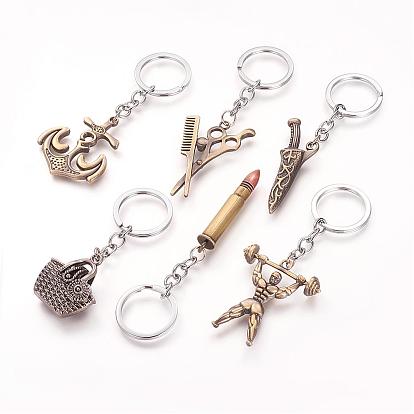 Alloy Keychain, with Iron Findings