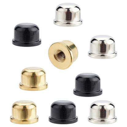 Iron Lamp Shade Light Bulb Clip Lampshade Adapter, Flat Round