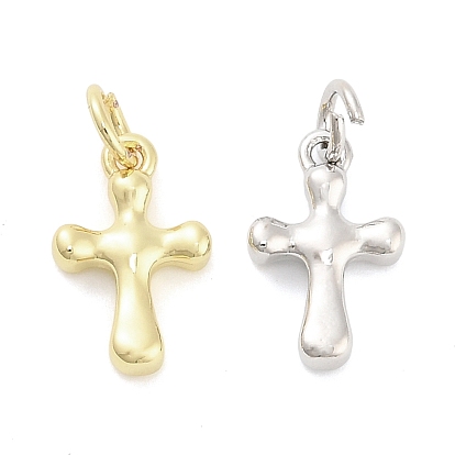 Латунные подвески, крест прелести, долговечный, стойки покрытие, без свинца и без кадмия, ионное покрытие (ip), с целью перехода в кольце