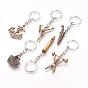 Alloy Keychain, with Iron Findings
