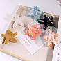 Starfish Shape Cute Acrylic Large Claw Hair Clips, for Woman Girl Thick Hair