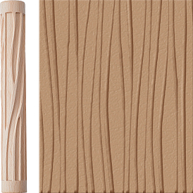 Стержень для тиснения из дерева, валик для моделирования из глины, скалки текстуры, колонка